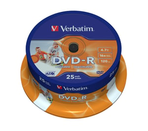 Verbatim 43538 DVD 4,7 GB DVD-R 25 Stück