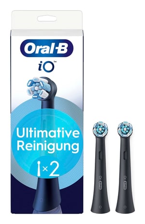 Oral-B iO Ultimate Clean 16262903 borsthuvud, 2 st. Svart