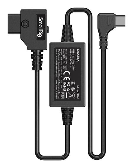 SmallRig 3266 kabel do aparatu 0,5 m Czarny