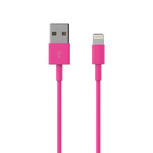 Sinox SOE02701 kabel Lightning 1 m Różowy