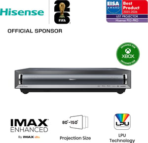 Hisense PX3-PRO Projektor ultrakrótkiego rzutu 2700 ANSI lumenów DLP UHD 4K (3840x2160) Czarny, Ciemny Szary