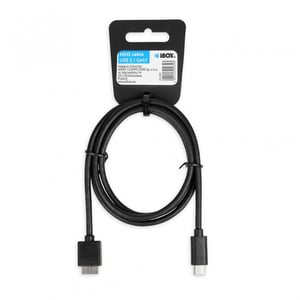 iBox IKU3BC USB-kabel USB 3.2 Gen 1 (3.1 Gen 1) 1 m USB C Micro-USB B Czarny