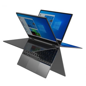 UMAX UMM220V14 notebook/laptop Intel® Celeron® N N4100 Hybryda (2w1) 35,8 cm (14.1") Ekran dotykowy Full HD 4 GB DDR4-SDRAM 64 GB eMMC Wi-Fi 5 (802.11ac) Windows 10 Pro Srebrny