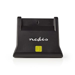 Nedis CRDRU2SM3BK USB 2.0 Card Reader, Black