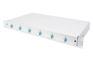 Digitus Glasfaser-Panel, komplett ausgestattet, LC, OM3