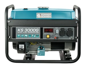 Könner & Söhnen KS 3000G agregat prądotwórczy 2600 W 15 l Benzynowy Kolor Aqua, Czarny