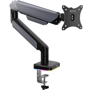 ONKRON G110-BG uchwyt / stojak do monitorów 106,7 cm (42") Biurko Czarny, Szary