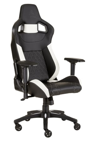 Corsair T1 Race Gamingstol Svart, Vit