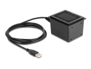 DeLOCK Wired 1D and 2D USB Barcode Scanner for Desktop Use - German Version