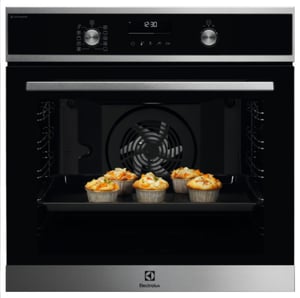 Electrolux EOD6P77WX Steam Oven, Medium, Black, Rotating