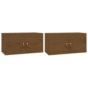 VidaXL 818372 Shelf, Pine, Brown Wood