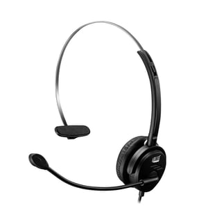 Adesso Xtream P1 Headset, Wired, Headband Style, Office/Call Center, USB Type-A, Black