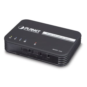 PLANET WNRT-300 router bezprzewodowy Fast Ethernet Czarny