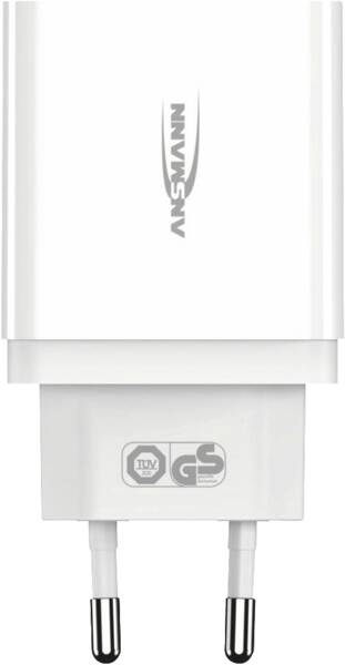 Ansmann 1001-0190 ładowarka do urządzeń przenośnych Tablet, Smartfon, Laptop, Smartwatch, Słuchawki, Zestaw słuchawkowy Biały Prąd przemienny Wewnętrzna
