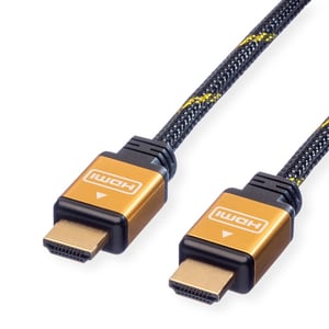 ROLINE 11.04.5565 HDMI-Kabel 5 m, HDMI Typ A (Standard), schwarz