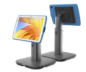 Zebra STND-ET4X-10POS1-01 Multimedia-Ständer, schwarz, Tablet-Multimedia-Ständer