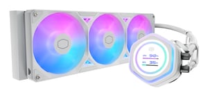 Cooler Master MasterLiquid Atmos II 360 LCD White CPU-Flüssigkeitskühlset 12 cm Weiß 1 Stück