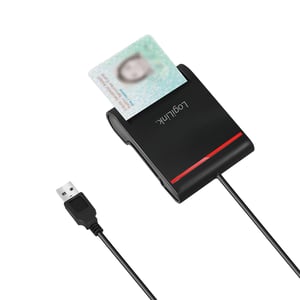 LogiLink CR0047 czytnik do kart chipowych Wewnętrzna USB 2.0 Czarny