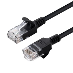 Microconnect V-UTP60015S-SLIM Network Cable, Black, 0.15 m, Cat6 U/UTP (UTP)
