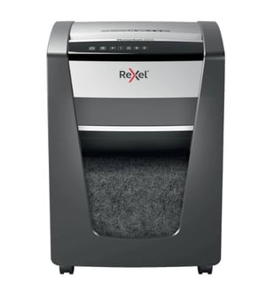 Rexel Momentum X420 niszczarka Rozdrabnianie krzyżowe 58 dB Czarny, Srebrny
