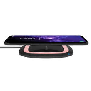 RealPower FreeCharge-10 Smartphone Black Wireless Charging Fast Charging Built-in