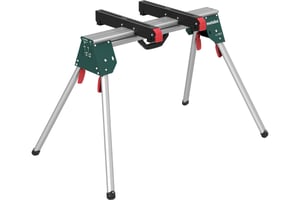 Metabo KSU 100 Wood Sawing Stand Black, Green, Red, Silver 4 x legs