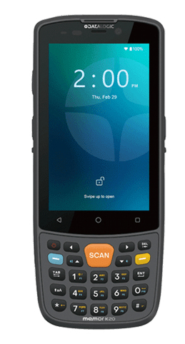 Datalogic Memor K20-25 terminal 10,2 cm (4") 800 x 480 px 265 g Czarny