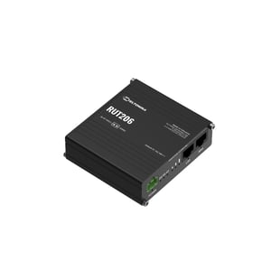 Teltonika RUT206 INDUSTRIAL router bezprzewodowy Fast Ethernet Jedna częstotliwości (2,4 GHz) 4G Czarny