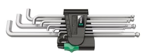 Wera 05073594001 Allen wrench L-shaped Allen wrench set Metric/imperial 9-piece set