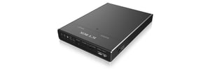 ICY BOX IB-2812CL-U3 USB 3.2 Gen 1 (3.1 Gen 1) Typ Micro-B Festplatten-Dockingstation, schwarz