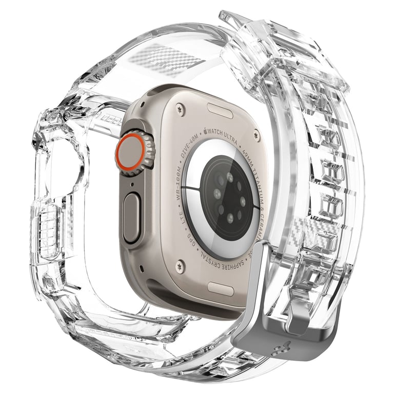 Spigen Rugged Armor Pro Etui Przezroczysty Termoplastyczne elastomery poliuretanowe (TPU)