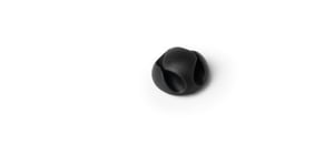 Durable Cavoline Clip 2 Desk Cable Holder, Black