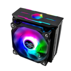Zalman CNPS10X OPTIMAII BLACK RGB, CPU-Kühler, 120-mm-RGB-PWM-Lüfter / – RGB-Spektrum 1.350–2.100 U/min, 18–28,0 dBA, Intel LGA 2066, 2011-V3 115x, 1200, 1366, AMD AM4, AM3+, AM3, FM2+, FM2 Prozessorkühler/Lüfter 12 cm Schwarz 1 Stk.
