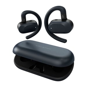Creative Labs Outlier Go Wireless Over-Ear Headset for Calls/Music/Sports/Everyday Use USB Type-C Bluetooth Blue
