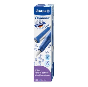 Pelikan 824439 Fountain Pen, Cartridge Filling System, Blue, 1 pc.