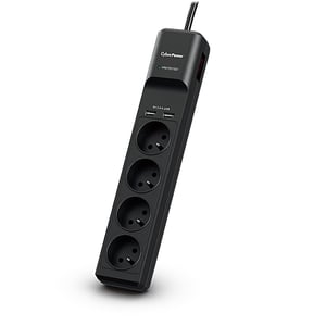 CyberPower Tracer III P0420SUD0-FR Überspannungsschutz Schwarz 4 x Netzsteckdose 200–250 V 1,8 m
