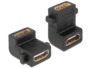 DeLOCK 65510 przejściówka do kabli HDMI Czarny
