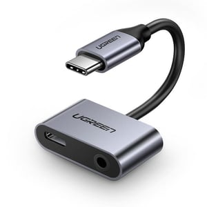 Ugreen 50596 USB 3.2 Gen 1 (3.1 Gen 1) Type-C-hubbar och koncentratorer, svart, metallisk