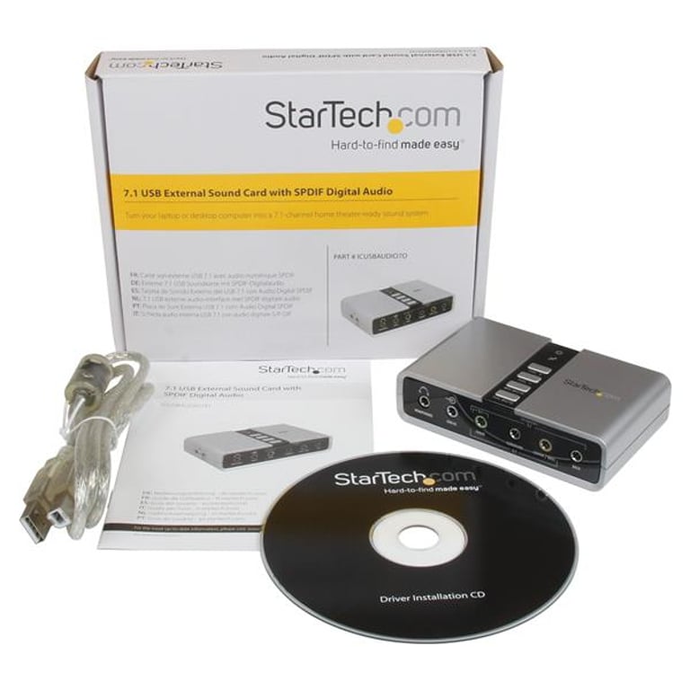 StarTech ICUSBAUDIO7D karta dźwiękowa 7.1 kan. USB