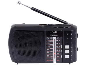 Trevi 0RA7F2000 Radio, tragbar, analog und digital, schwarz