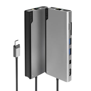 ALOGIC ULDPLSV2-SGR dockningsstation, kabelansluten USB 3.2 Gen 1 (3.1 Gen 1) Type-C, svart, grå
