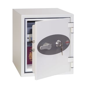 Phoenix Safe Co. FS1282K Fristående kassaskåp 25 l Vit stål