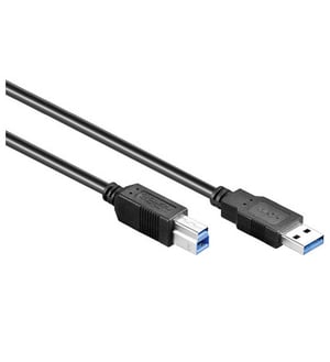 Alcasa 3m USB 3.0 Cable USB 3.2 Gen 1 (3.1 Gen 1) USB A to USB B 5 Gbit/s