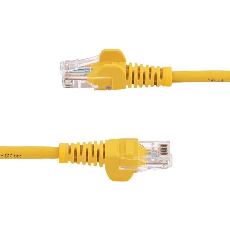 StarTech 45PAT1MYL kabel sieciowy Żółty 1 m Cat5e U/UTP (UTP)
