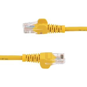 StarTech 45PAT1MYL kabel sieciowy Żółty 1 m Cat5e U/UTP (UTP)