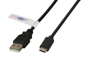 EFB Elektronik K5258SW.1 kabel USB USB 2.0 1 m USB A USB C 0,48 Gbit/s Czarny