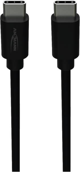 Ansmann 1700-0207 kabel USB 1,2 m USB C 480 Gbit/s Czarny