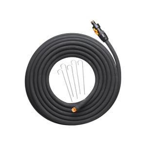 Fiskars 1025935 15 m Above-Ground Garden Hose, Rubber, Black