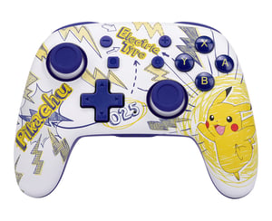 PowerA Nano Enhanced Purple, White, Yellow Bluetooth Gamepad (Analog/Digital) for Nintendo Switch, Nintendo Switch Lite, and Nintendo Switch OLED