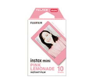 Fujifilm Instax Mini Pink Lemonade Instant Film, 10 sheets, 54 x 86 mm